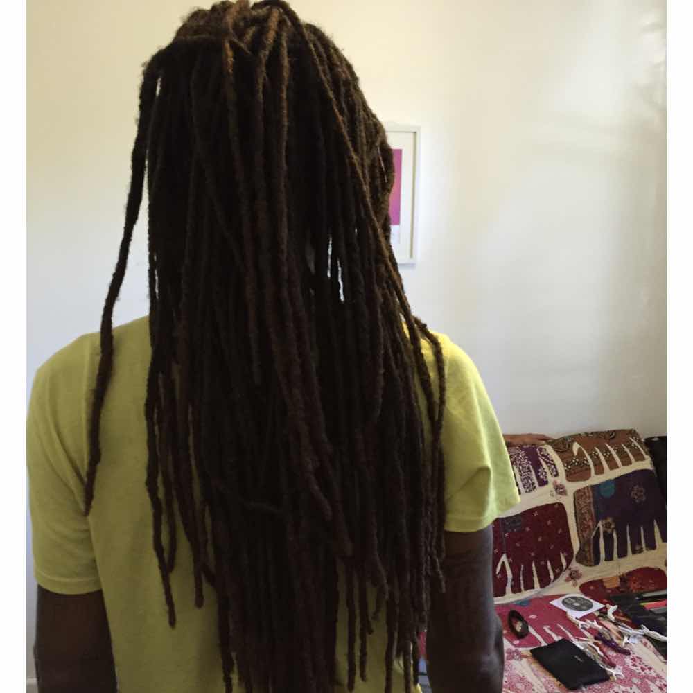 Thin dreadlocks, dreadlock maintenance